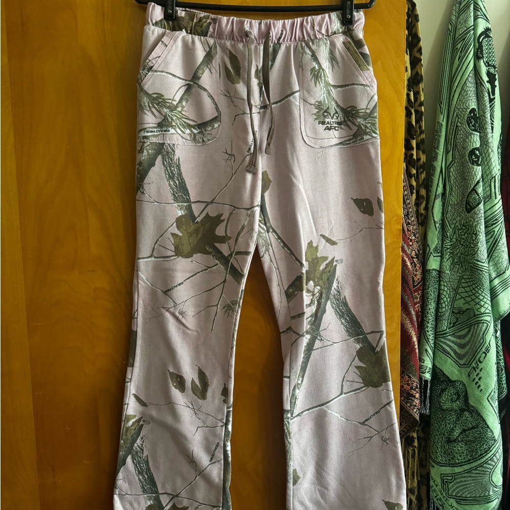 Pink Camouflage Real Tree Sweats